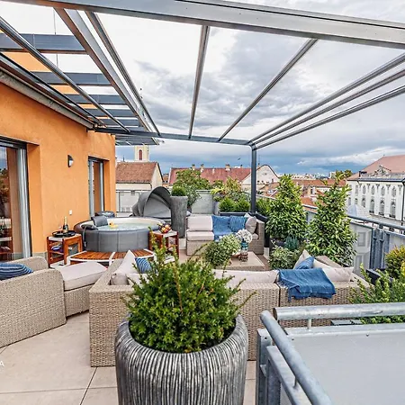Buekk Penthouse, Panorama Jacuzzival Apartment *