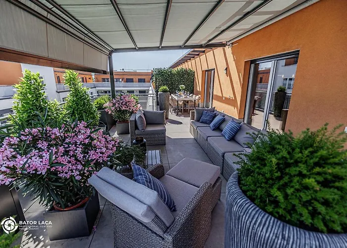 公寓 Buekk Penthouse, Panorama Jacuzzival 米什科尔茨